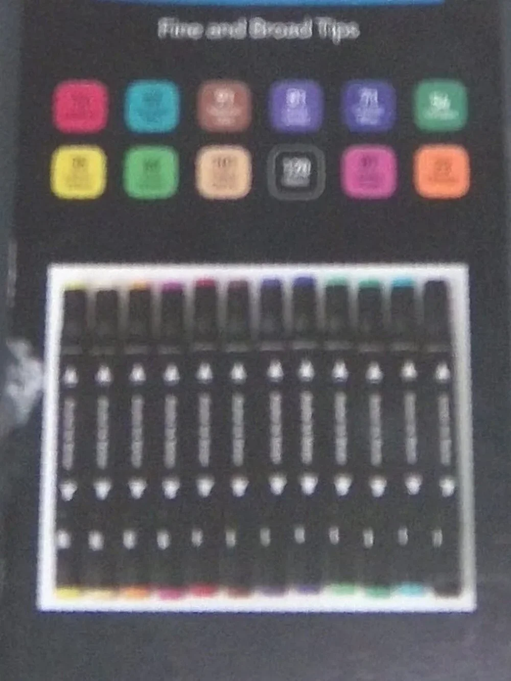 12 alcohol markers + case ~ Creative Expert